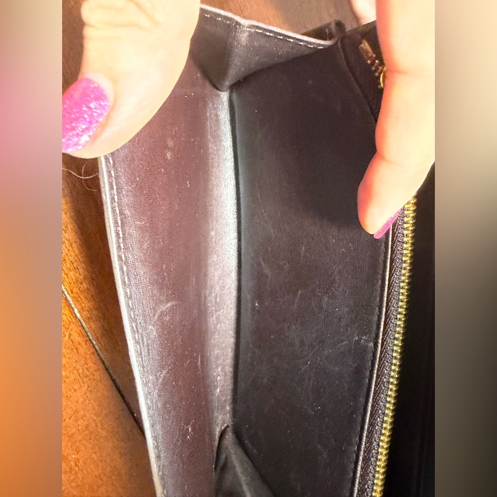 LOUIS VUITTON Vernis Purple Long Wallet with COA (dust bag NOT INCLUDED.) - Picture 7 of 17